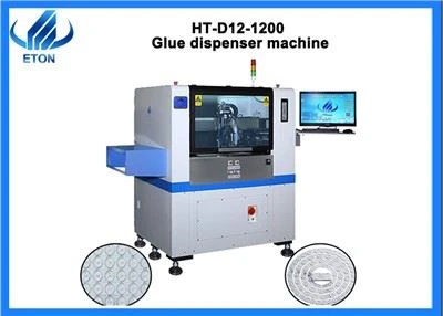 Dispenser automat de lipici SMT pentru lentile