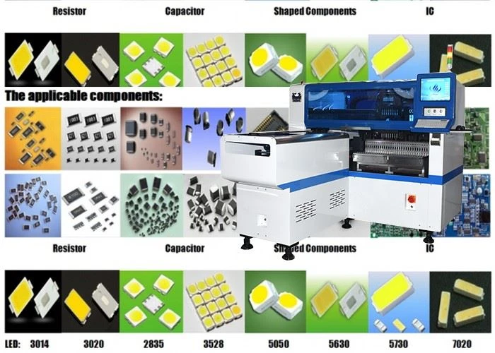 LED Light SMT Pick And Place Machine