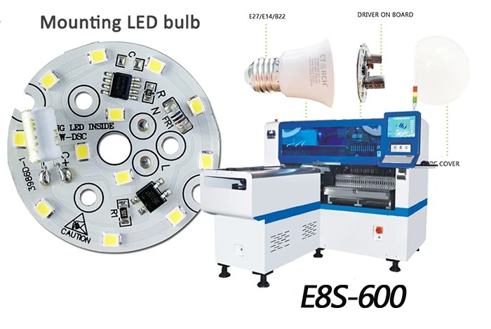 LED Light SMT Pick And Place Machine