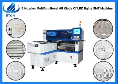 12 duze Multifuncționale Toate tipurile de lumini LED SMT Machine